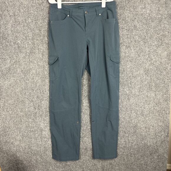 Kuhl Flex roll Up Pants Womens Size 12 Blue Outdoors Hiking Camping - Picture 1 of 11